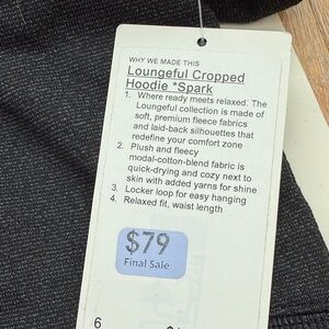 Lululemon Athletica Charcoal Hoodie